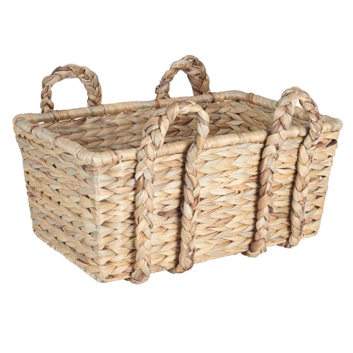 Dovecove Wicker/Rattan Basket & Reviews Wayfair